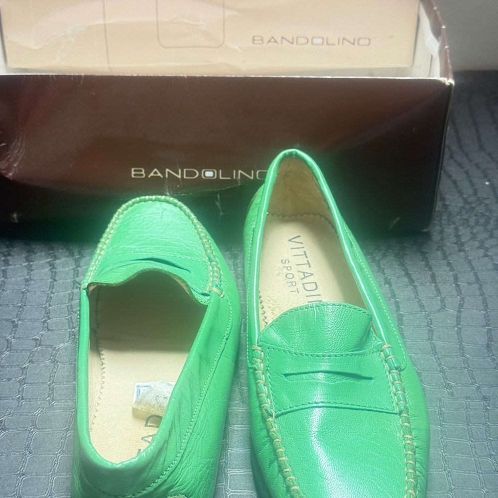 Adrienne Vittadini Green Loafers